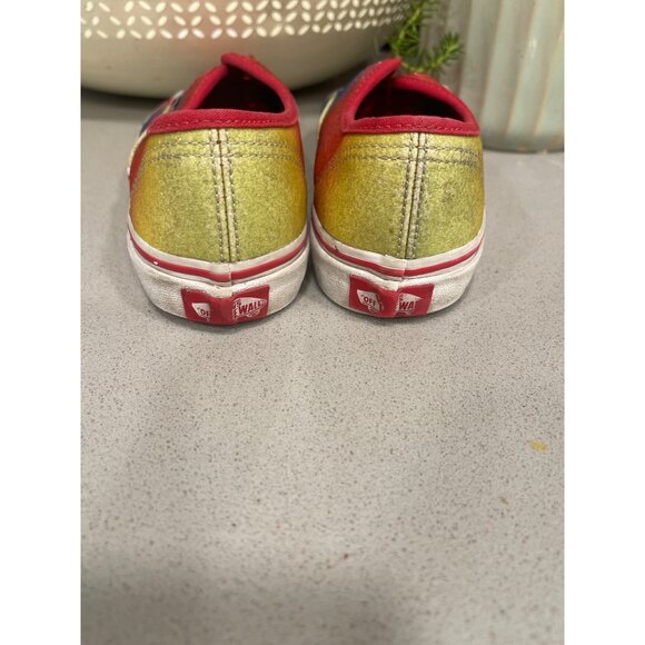 Vans Rainbow Glitter sz 2.5 Kids - Picture 4 of 6